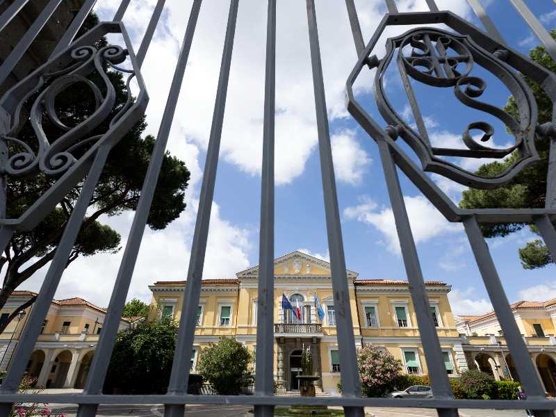 L'Istituto nazionale per le malattie infettive, Lazzaro Spallanzani, Roma (Foto ANSA)