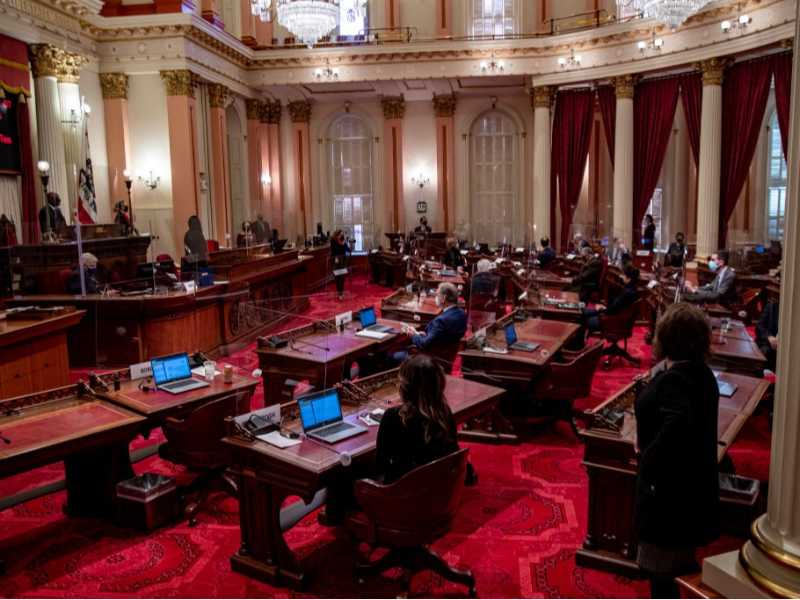 La California State Assembly a Sacramento (Getty Images)