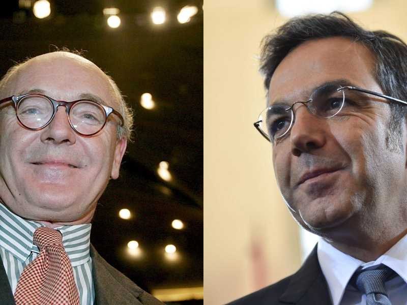 Martin Mosebach e Navid Kermani (Foto Ansa)