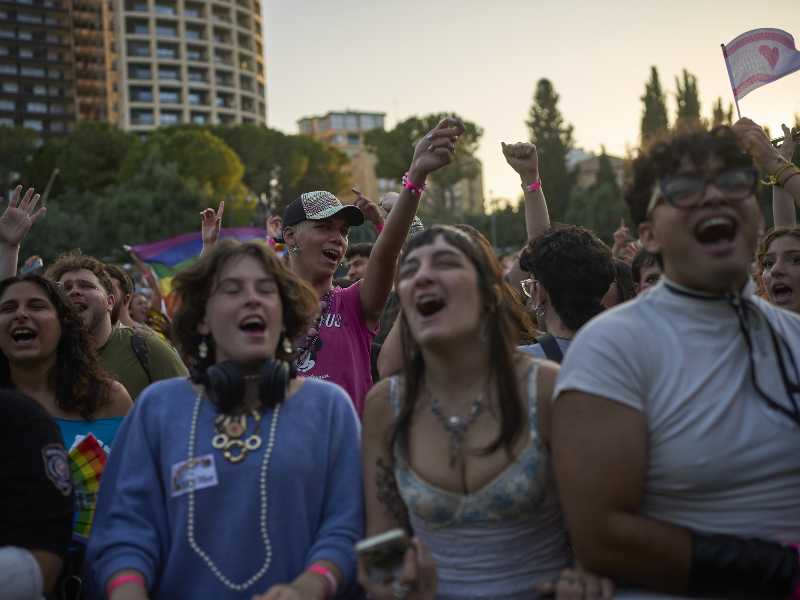 Israele, parata annuale del Pride a Gerusalemme nel 2025 (Foto LaPresse)