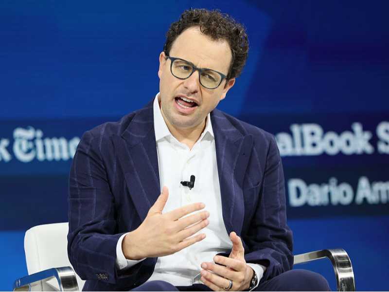 Dario Amodei, fondatore e ceo di Anthropic (foto Getty Images)