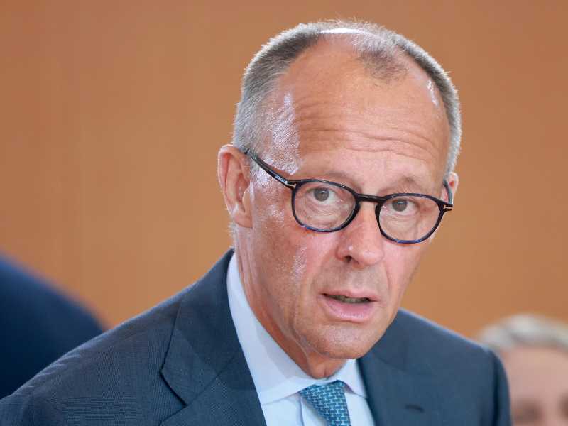 Il cancelliere tedesco Friedrich Merz (foto Ansa)
