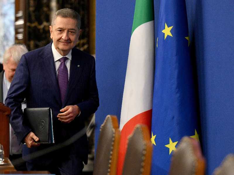 Fabio Panetta, governatore della Banca d'Italia (foto Ansa)
