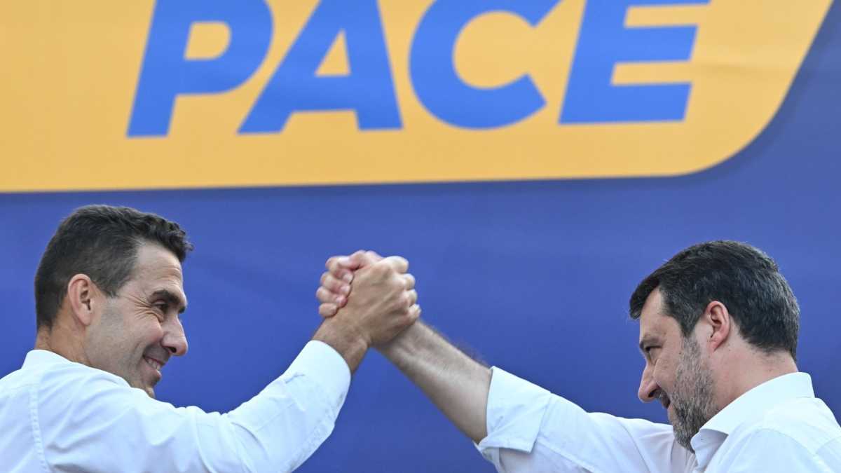 Immagine di Salvini: "Vannacci in coalizione? Non chiudo le porte". Per il vicepremier il generale è un incubo