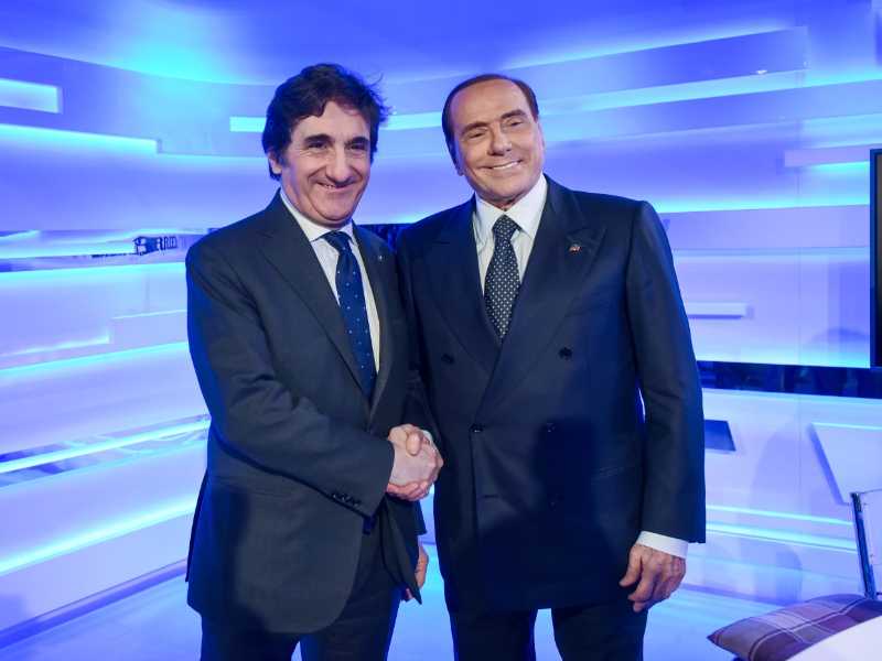 Urbano Cairo e Silvio Berlusconi (LaPresse)