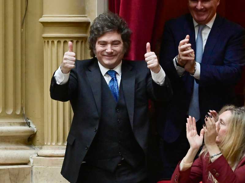 Javier Milei (foto Ansa)